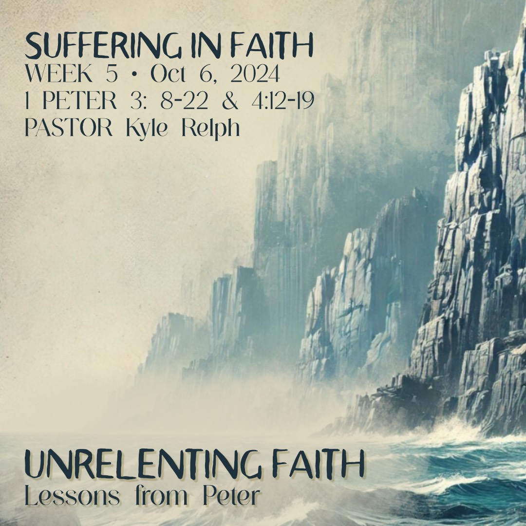 Pastor Kyle Relph shares a powerful message on suffering for righteousness, encouraging believers to endure trials with a heart focused on God.