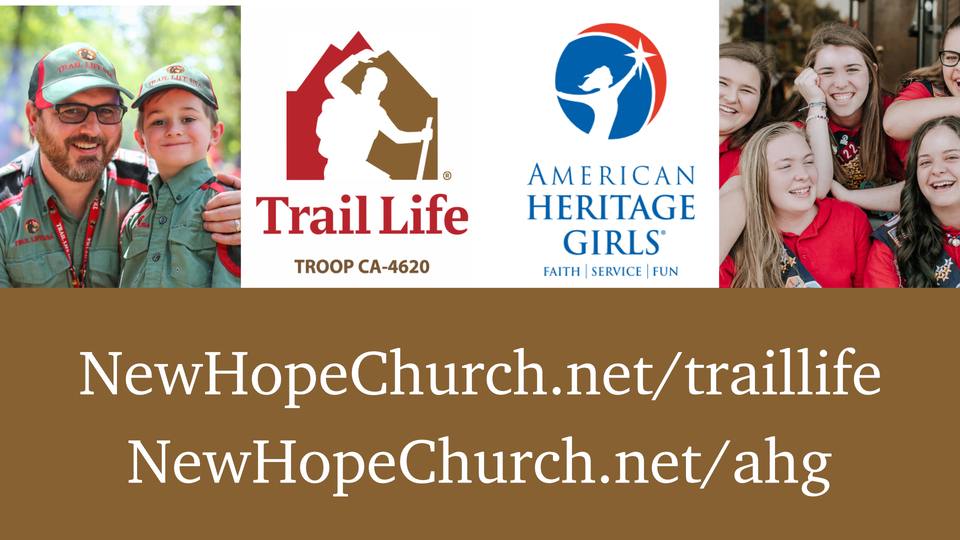 Trail Life and American Heritage Girls promotional graphic
