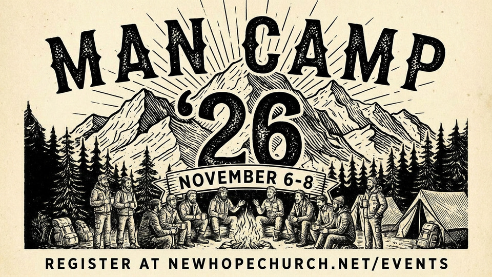 Man Camp at Calvin Crest promotional graphic
