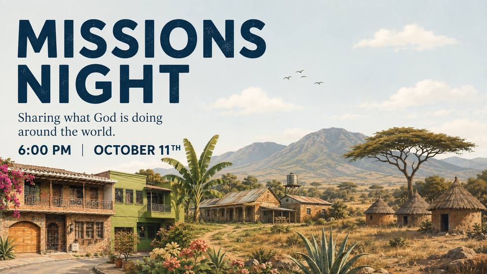 Missions Night promotional graphic