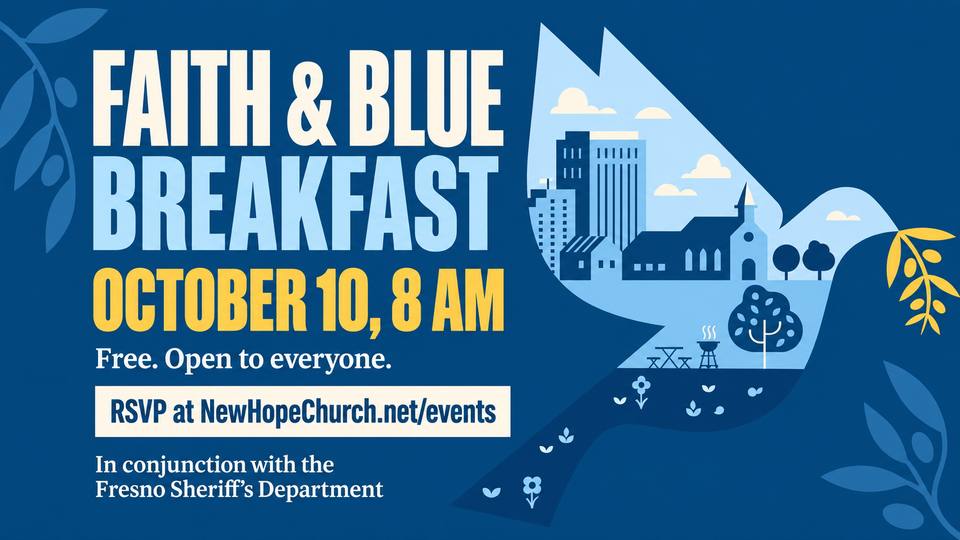 Faith and Blue Breakfast promotional graphic