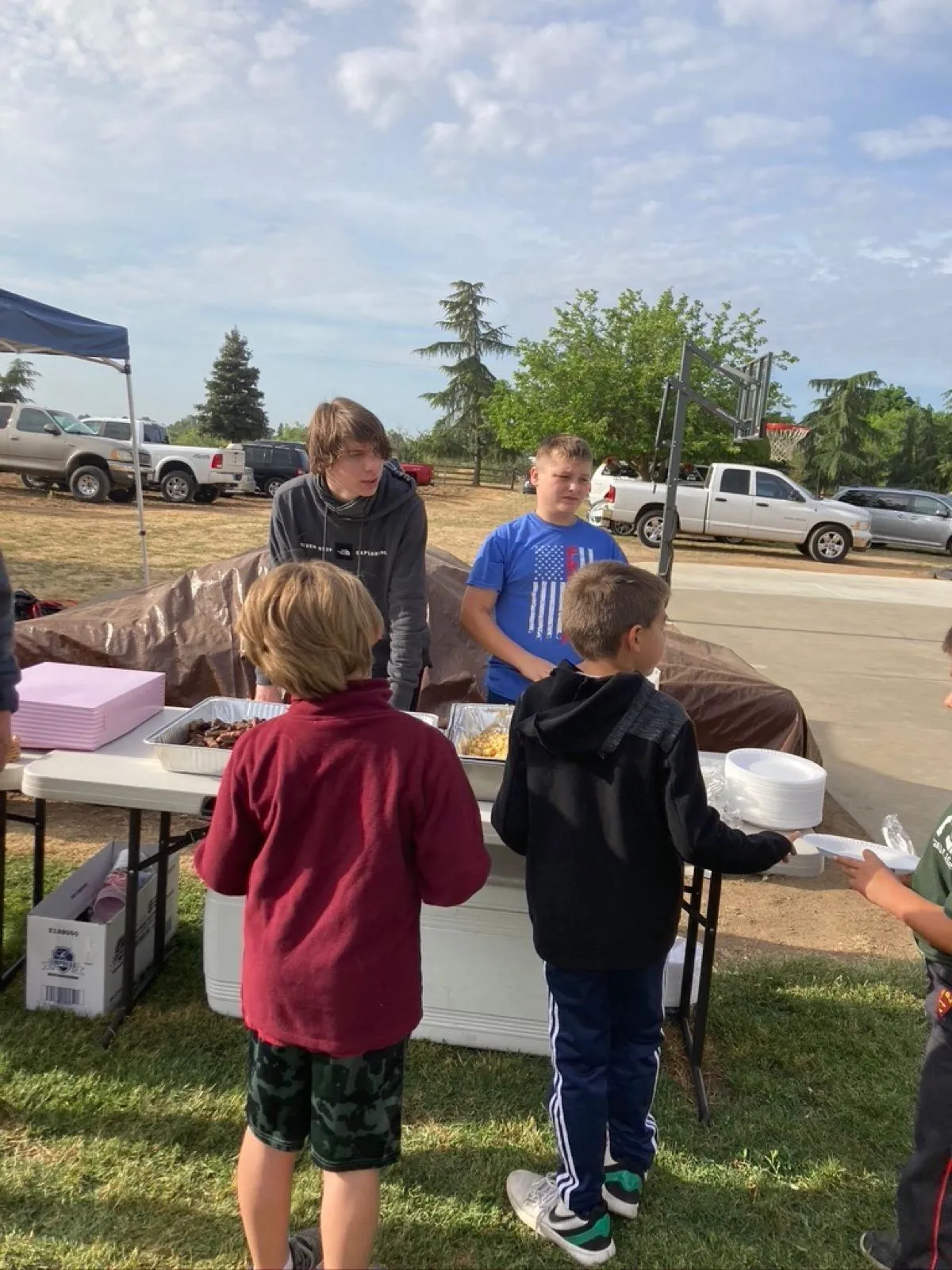 A Trail Life troop meeting at New Hope, Troop CA-4620