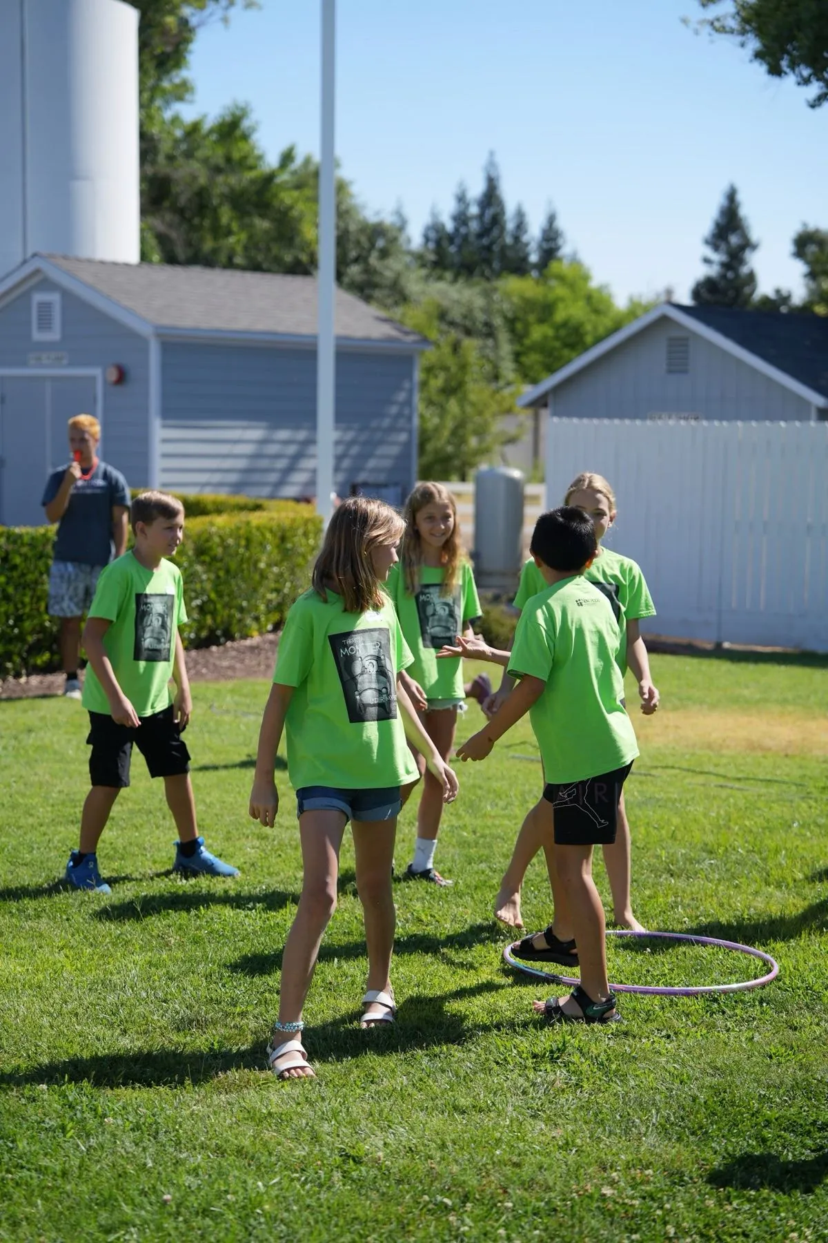 Kids playing during a New Hope VBS summer week