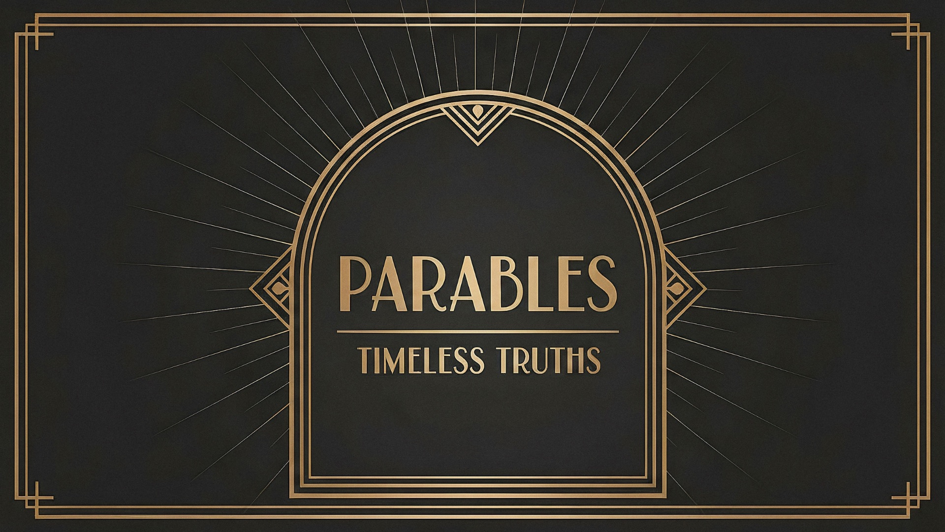 Parables: Timeless Truths series art