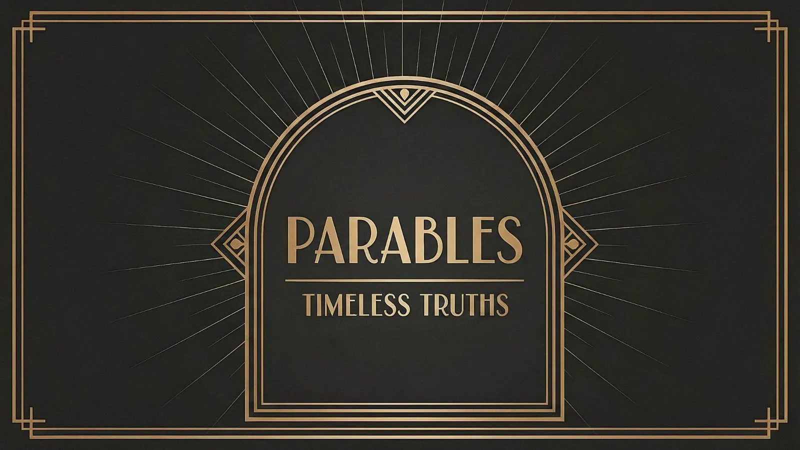 Parables: Timeless Truths series art